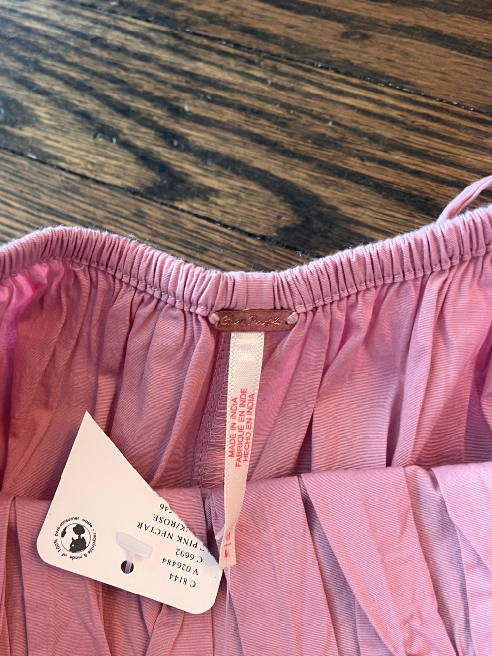 Free People Pink Tie-Shoulder Midi Dress - Picture 7 of 13